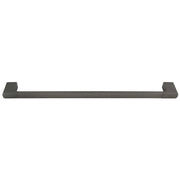 Trade Shop - Porta Asciugamano Lungo 60cm A Parete Stilizzato Acciaio Grigio Accessorio Bagno 87944 -