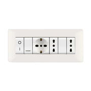PLACCA LIFE Q LIVING PLAST BIANCO               7P