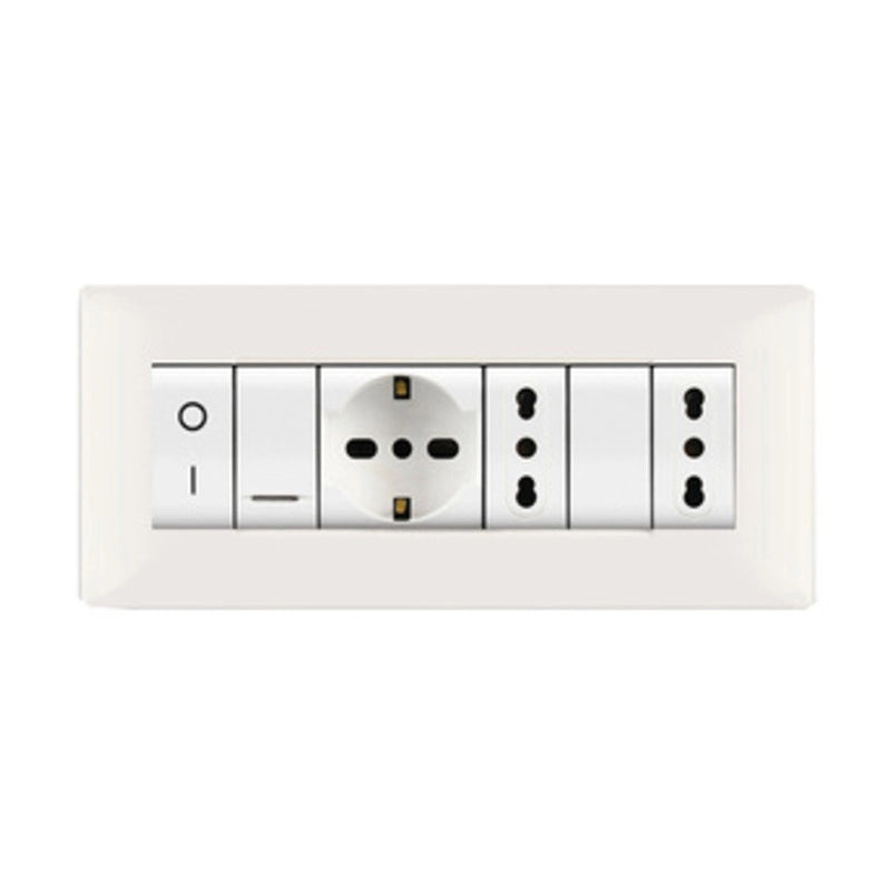 PLACCA LIFE Q LIVING PLAST BIANCO               7P