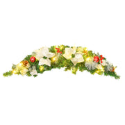 Ghirlanda di Natale ad Arco con Lucine LED Verde 90 cm in PVC 320979