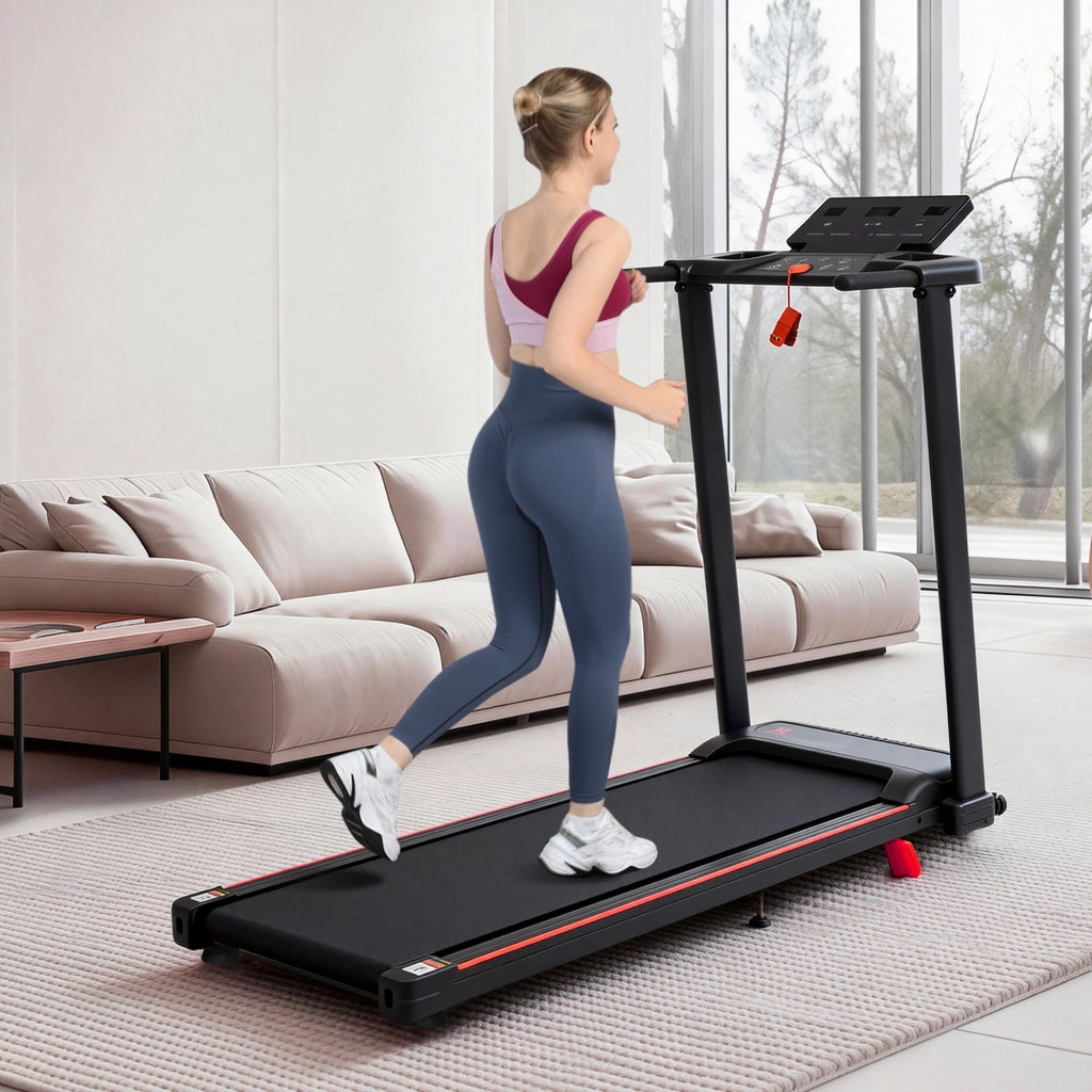 Tapis Roulant Pieghevole 3,0 HP 1-12 km/h con Inclinazione fino all'8% e Portata 120 kg