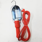 Lampada portatile luce per meccanico carrozziere attacco e27 con gancio