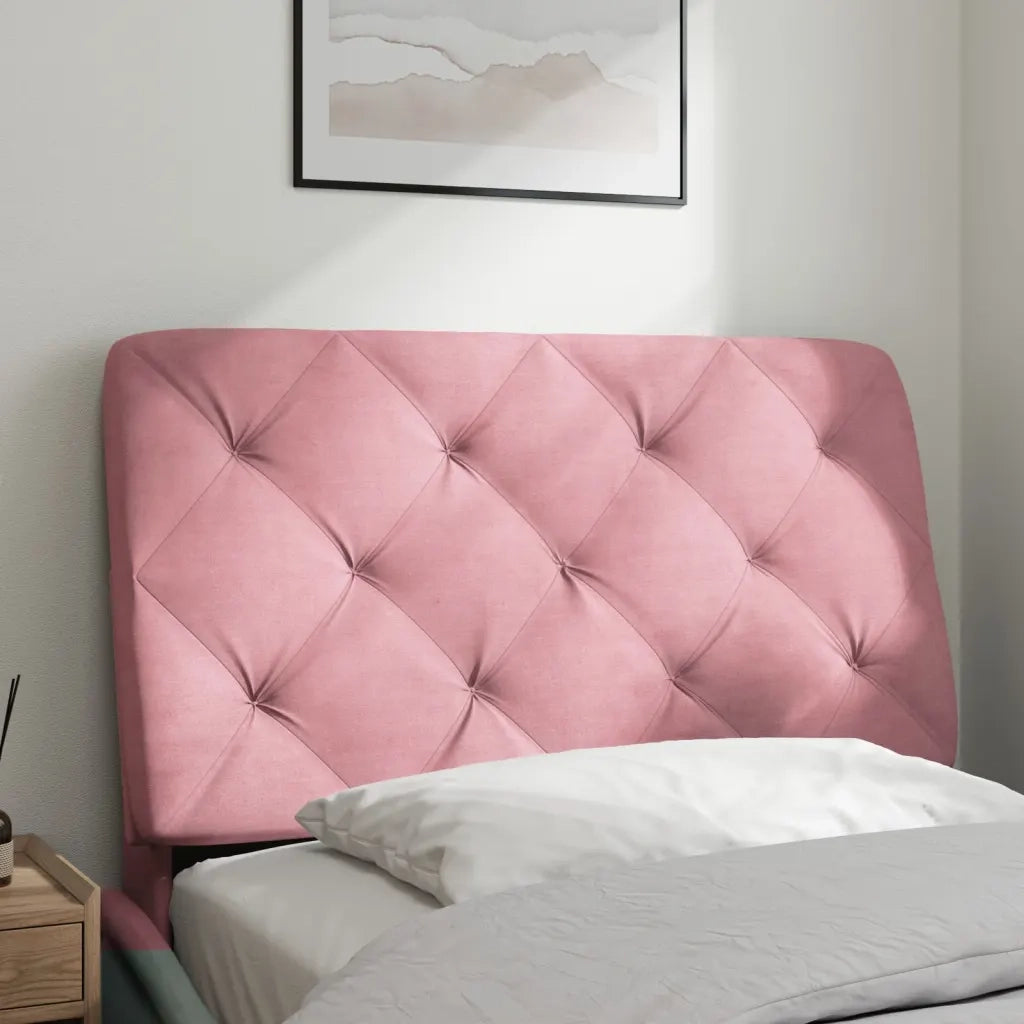 Cuscino Testiera Rosa 90 cm in Velluto CFW3677151