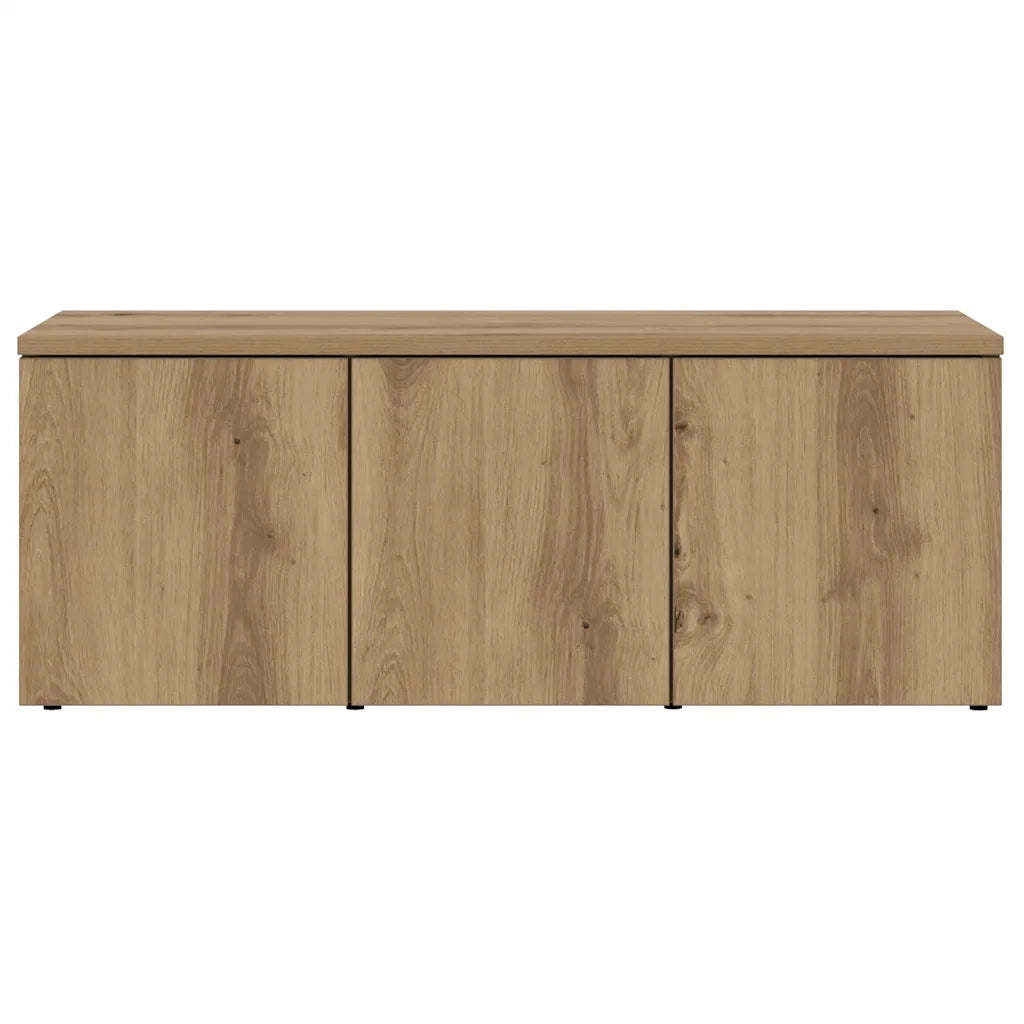 Mobile Porta TV Rovere Artigianale 80x34x30 cm Truciolato