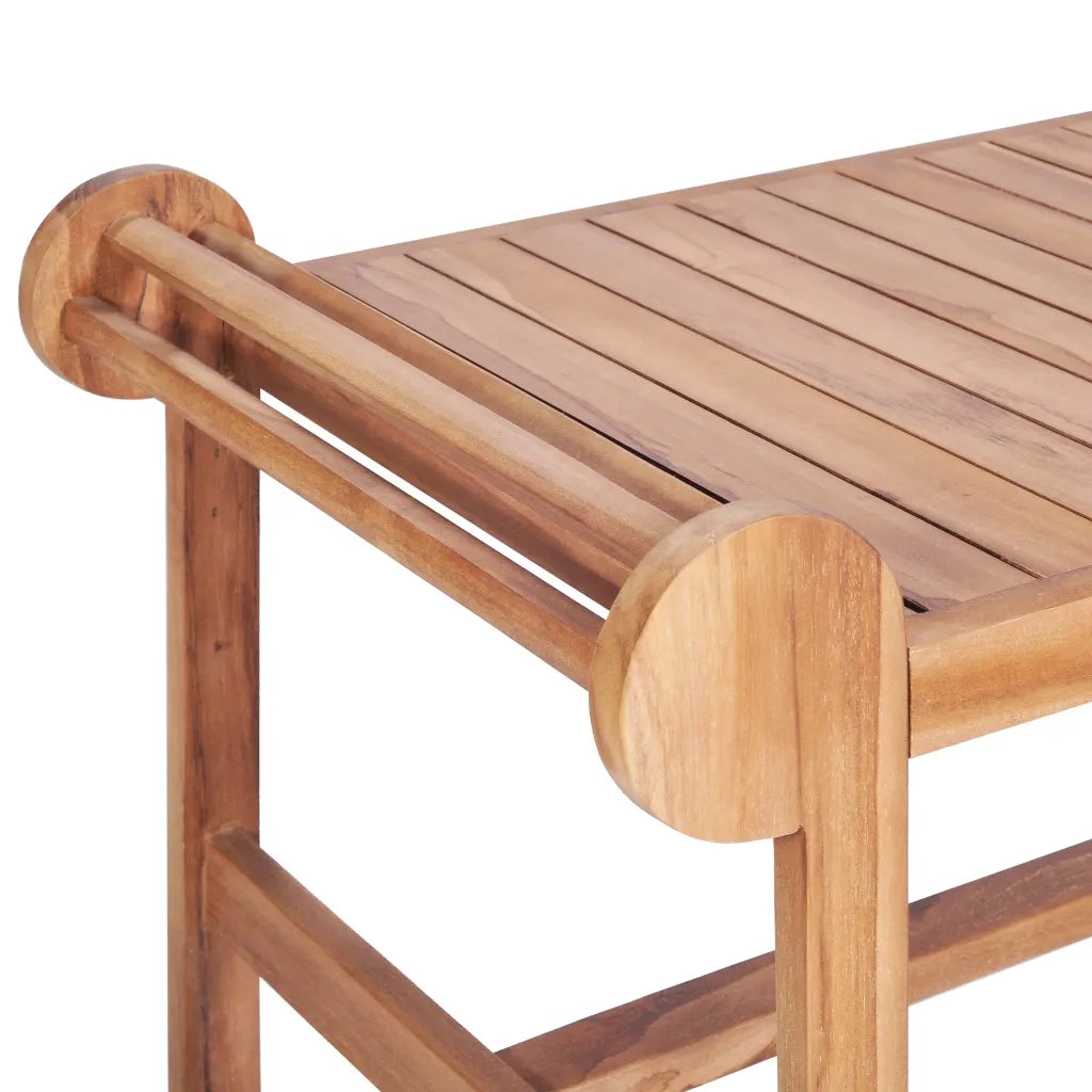 Tavolino da Salotto 100x50x45 cm in Massello di Teak 44734