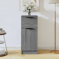 Credenza Grigio Sonoma 30x30x70 cm in Legno Multistrato cod mxl 12527