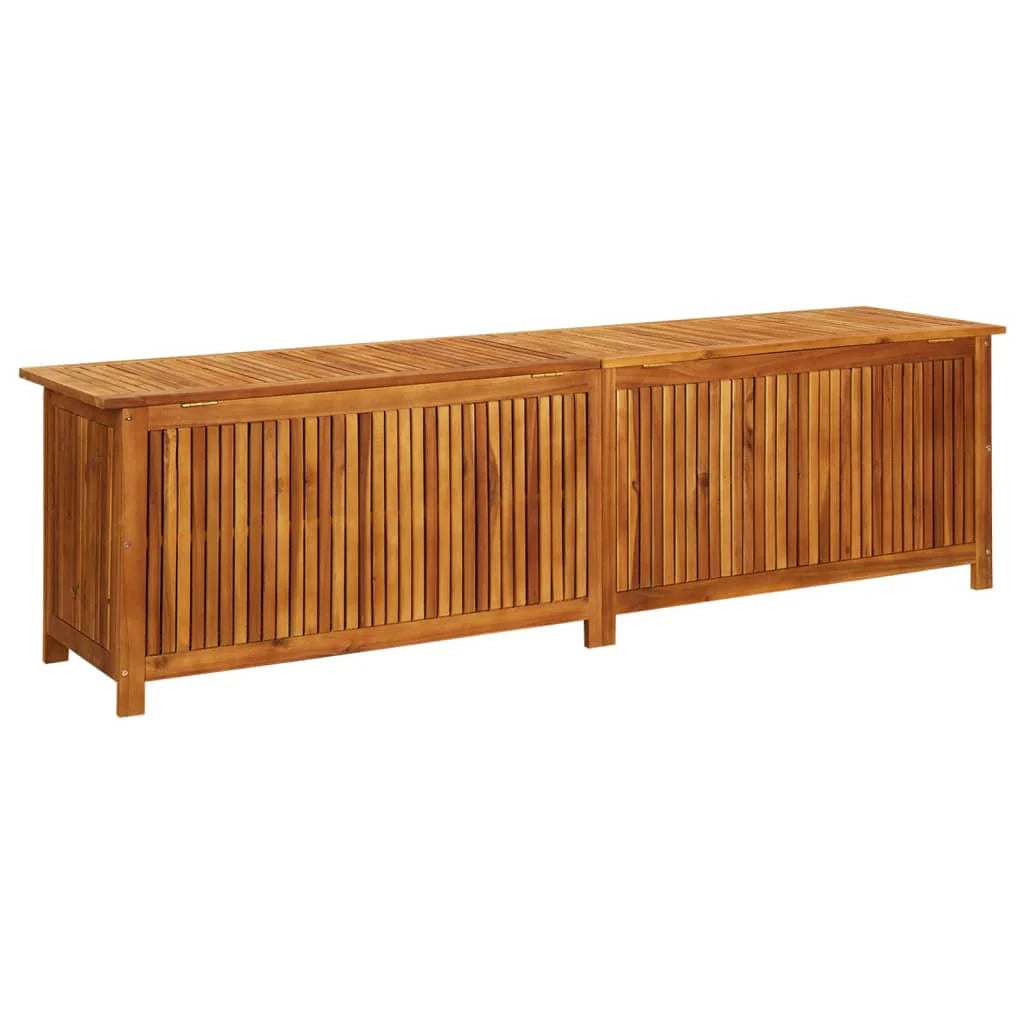 Cassapanca da giardino/box 200 x 50 x 58 cm legno massello di acacia 02_0013018