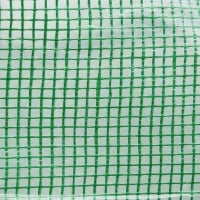 Serra a Tunnel con Porta Avvolgibile e Finestre, Copertura PE e Struttura in Acciaio, 1.5x3x2m, Verde
