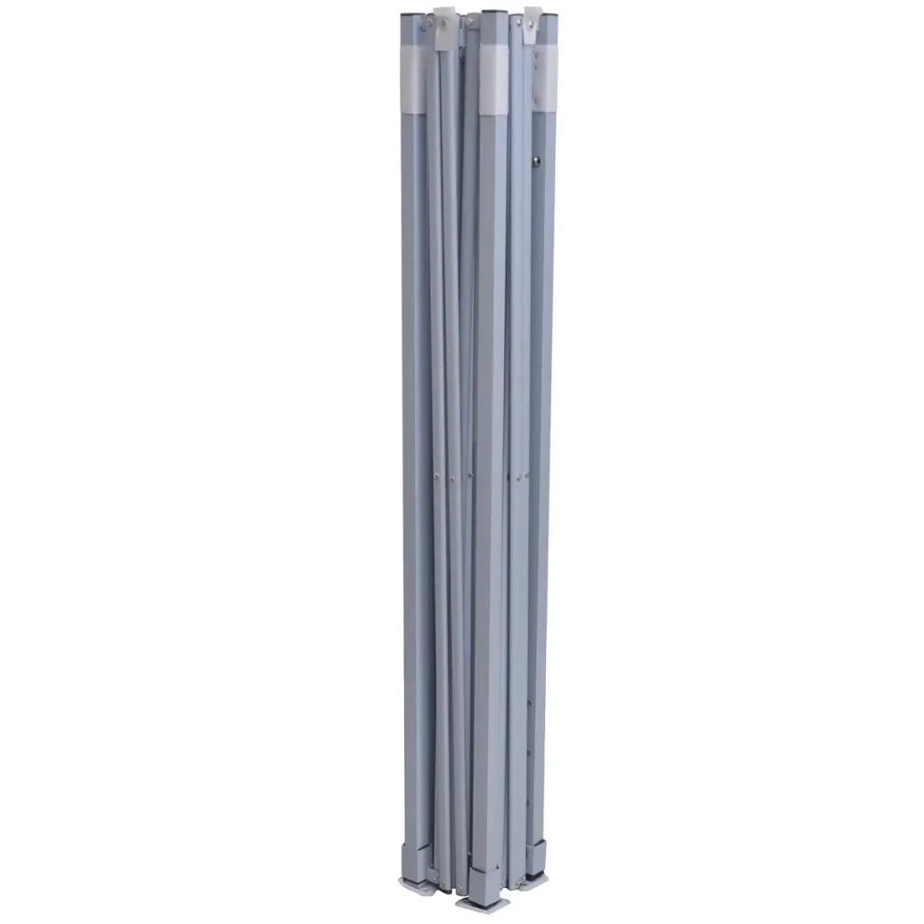 Gazebo | Pergolato Pieghevole Professionale 4 Pareti 2x2m Acciaio Blu