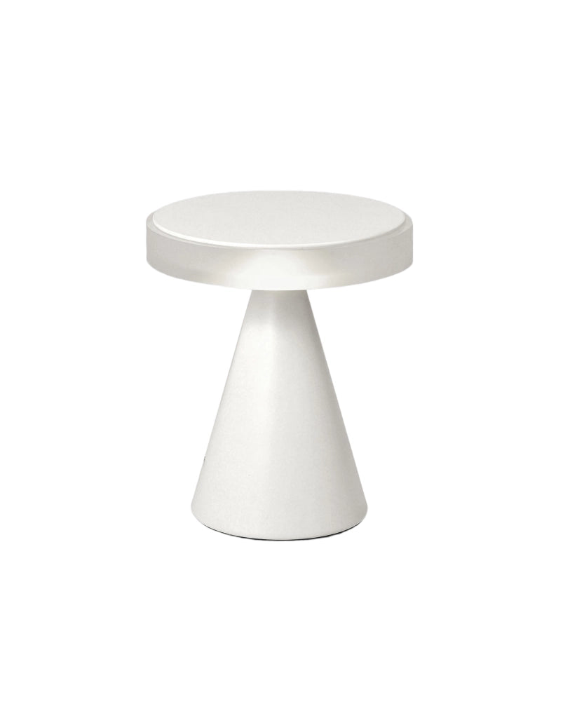 Lampada da Tavolo LED Fabas Luce Neutra 8W 750lm 3000K, Struttura Metallo e Metacrilato con Regolazione a Tocco, Colore Bianco - Fabas Luce