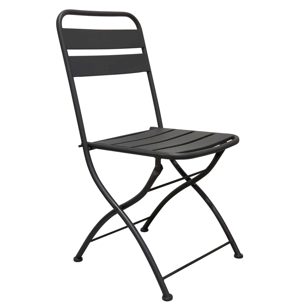 Sedia da Giardino Salvaspazio in Acciaio cm 42x50x88 - STUART