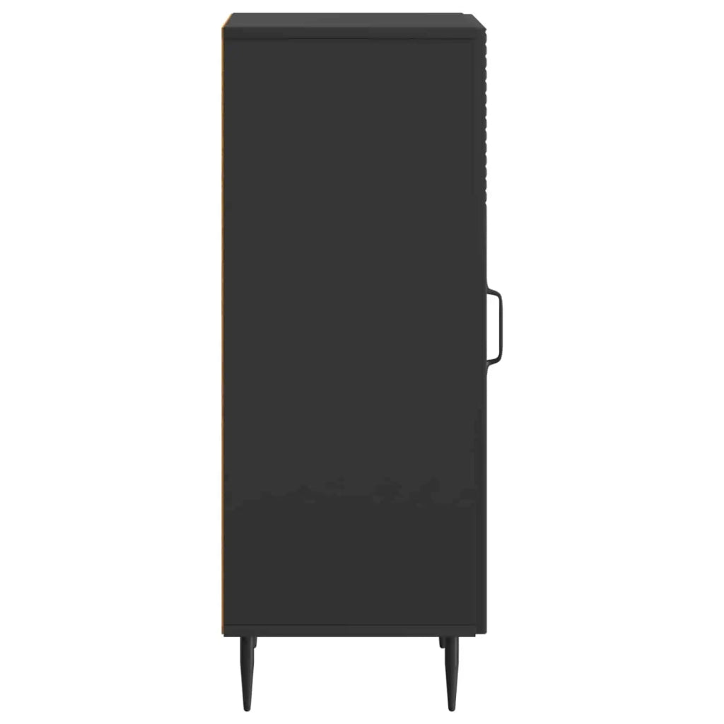 Credenza Nero 33 x 34,5 x 89,5 cm Legno ingegnerizzato 894826