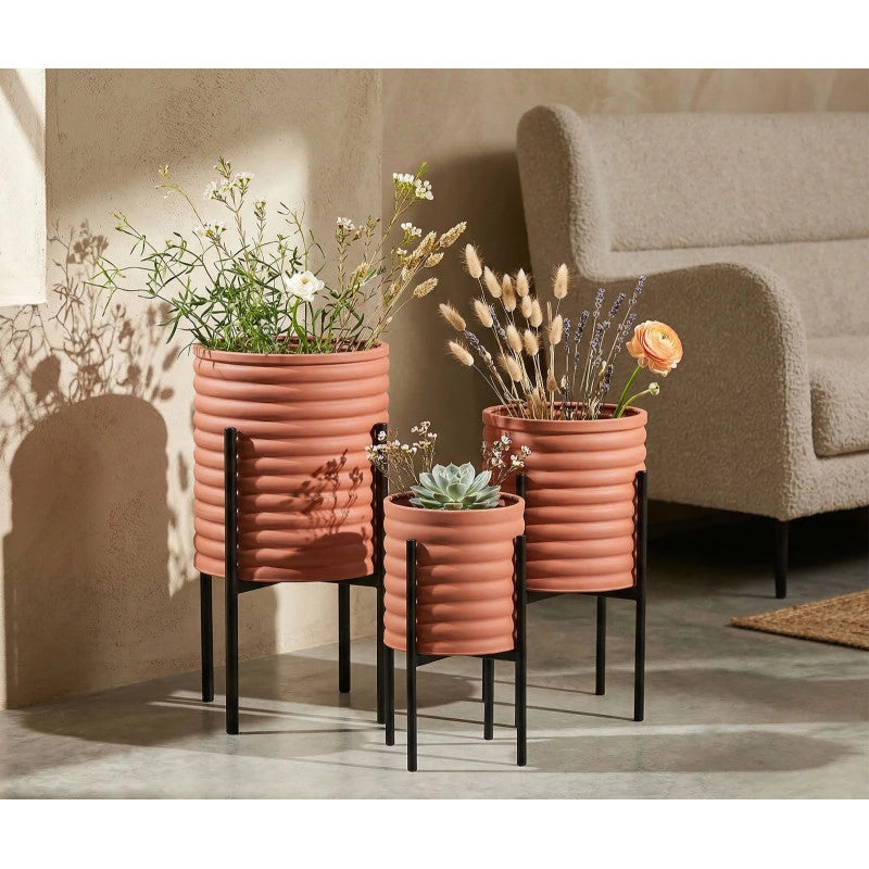Porta Vasi Milly Tris cm ø 36x56,5-30x48,5-24x37,5