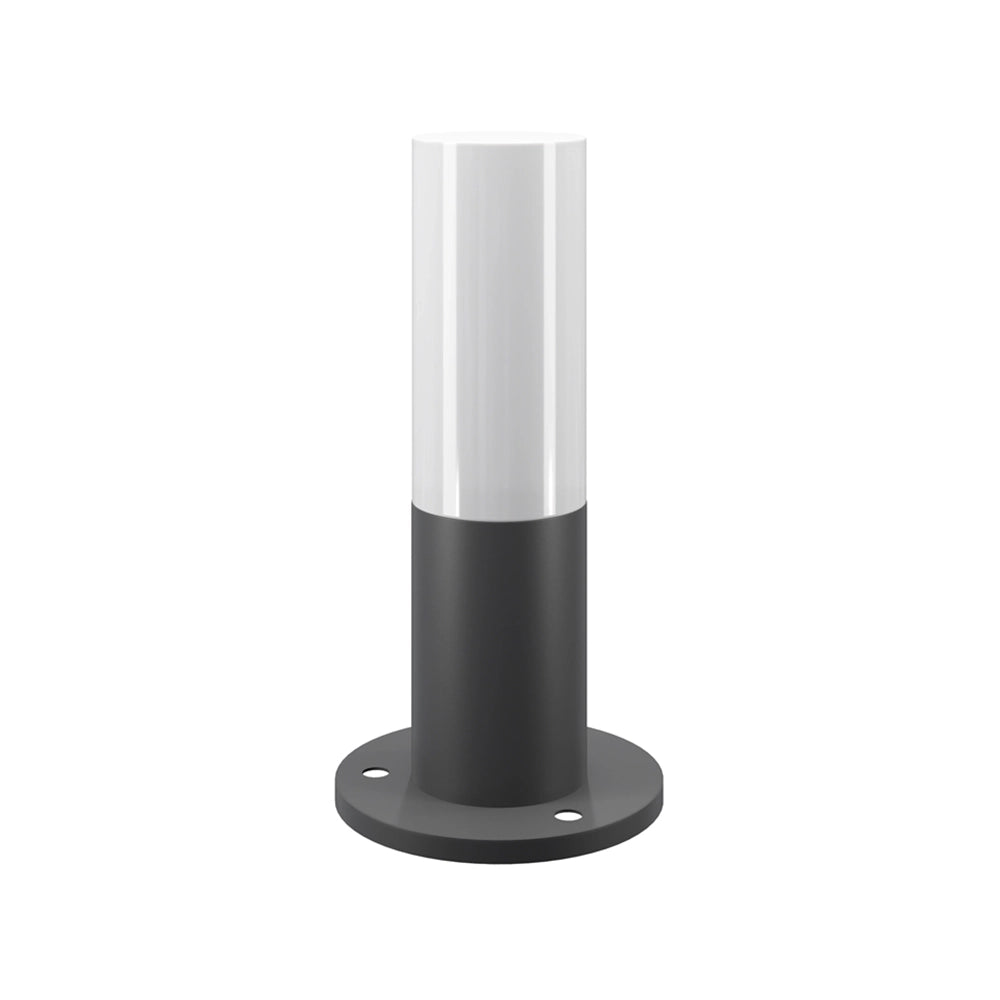 Lampione Per Esterno Moderno Metallo Grigio 1 Luce E27 60W Ip54