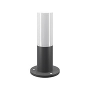 Lampione Per Esterno Moderno Metallo Grigio 1 Luce E27 60W Ip54
