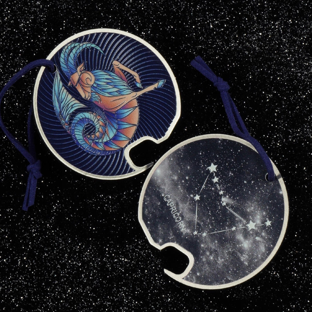 Apribottiglie in metallo KADAX, regalo con segno zodiacale Capricorno, resistente