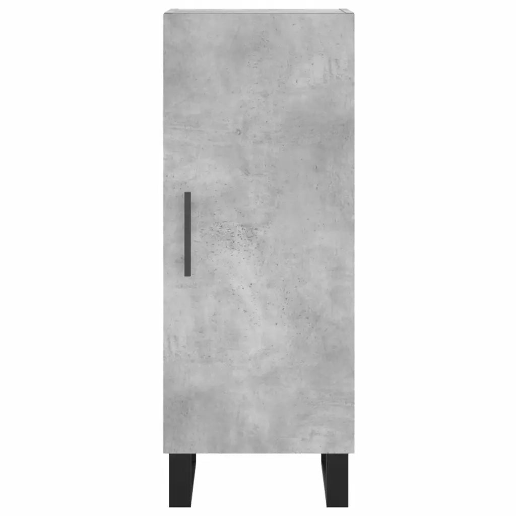 Credenza-Buffet-Armadio da cucina Grigio Cemento 34,5x34x90 cm in Legno Multistrato 477321