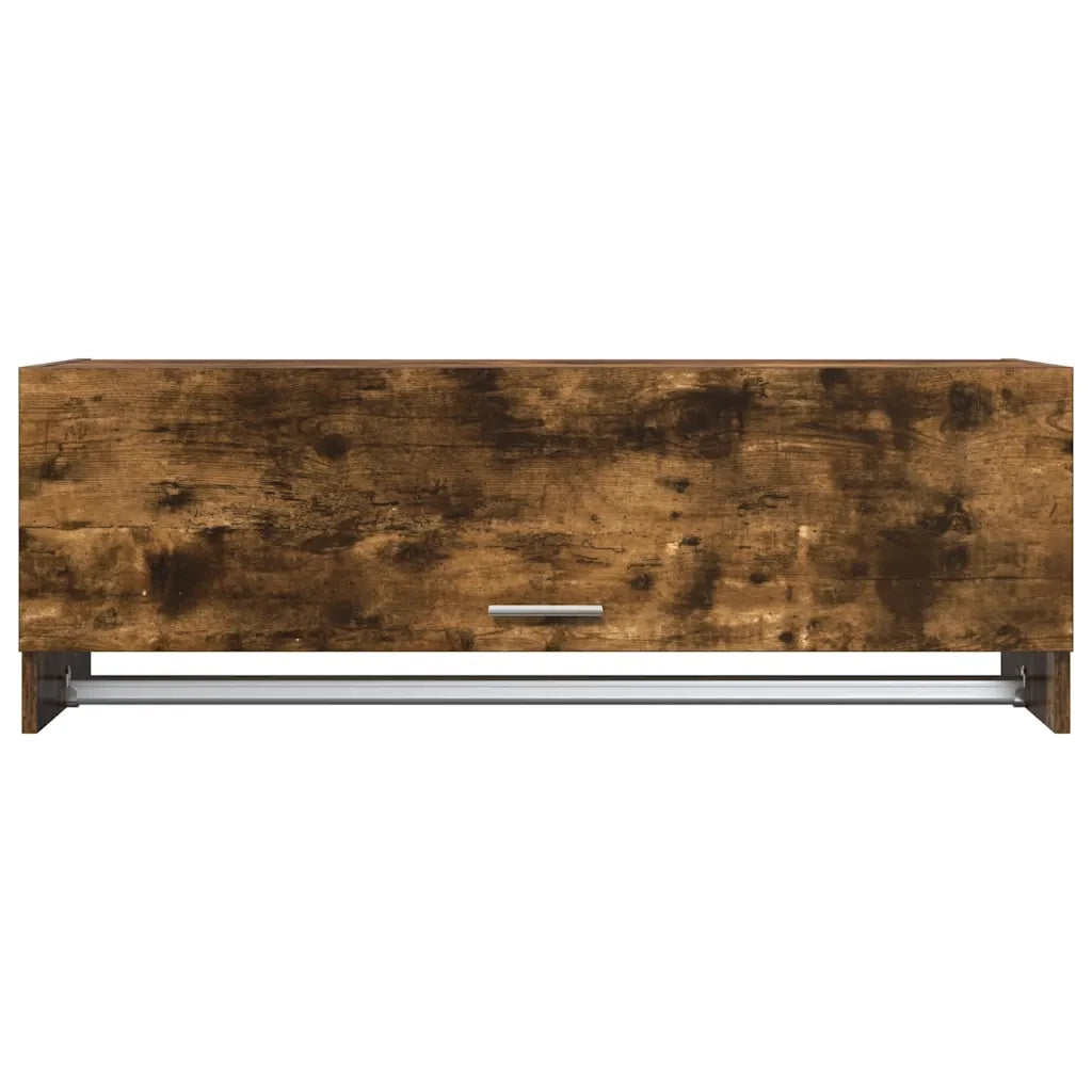 Armadio Rovere Fumo 100x32,5x35 cm in Legno Ingegnerizzato 815213