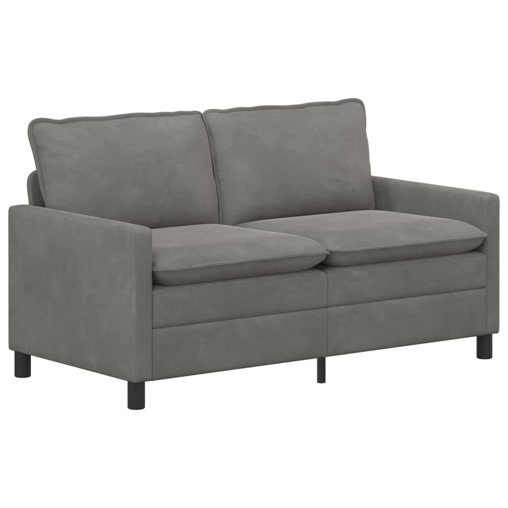Divano Grigio scuro 156 x 81 x 87,5 cm Velluto