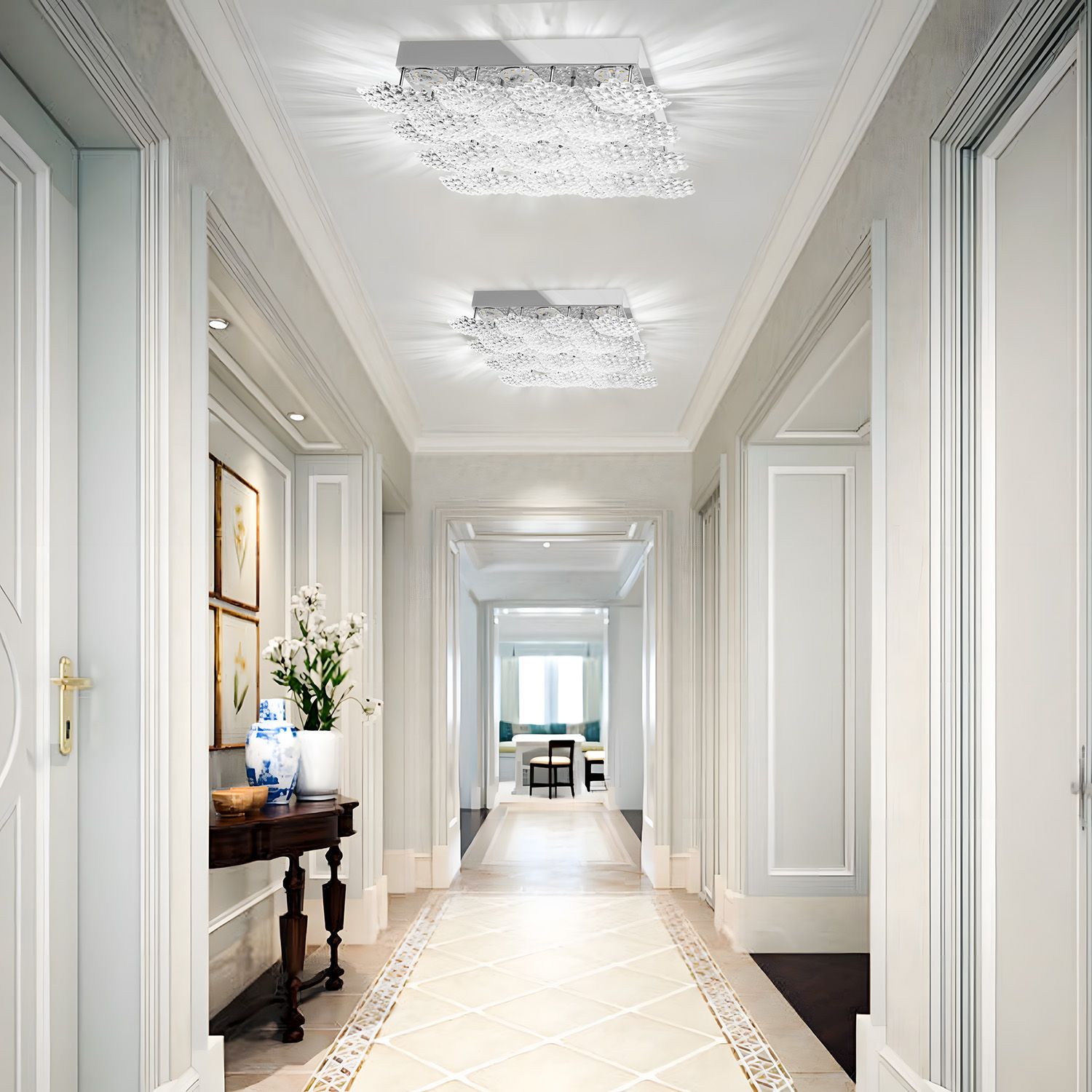 Lampada Da Soffitto Led Ms015-c Chrome