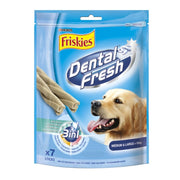 Dental fresh 3 in 1 friskies purina per cani di taglia medio grande confezione da 7 sticks