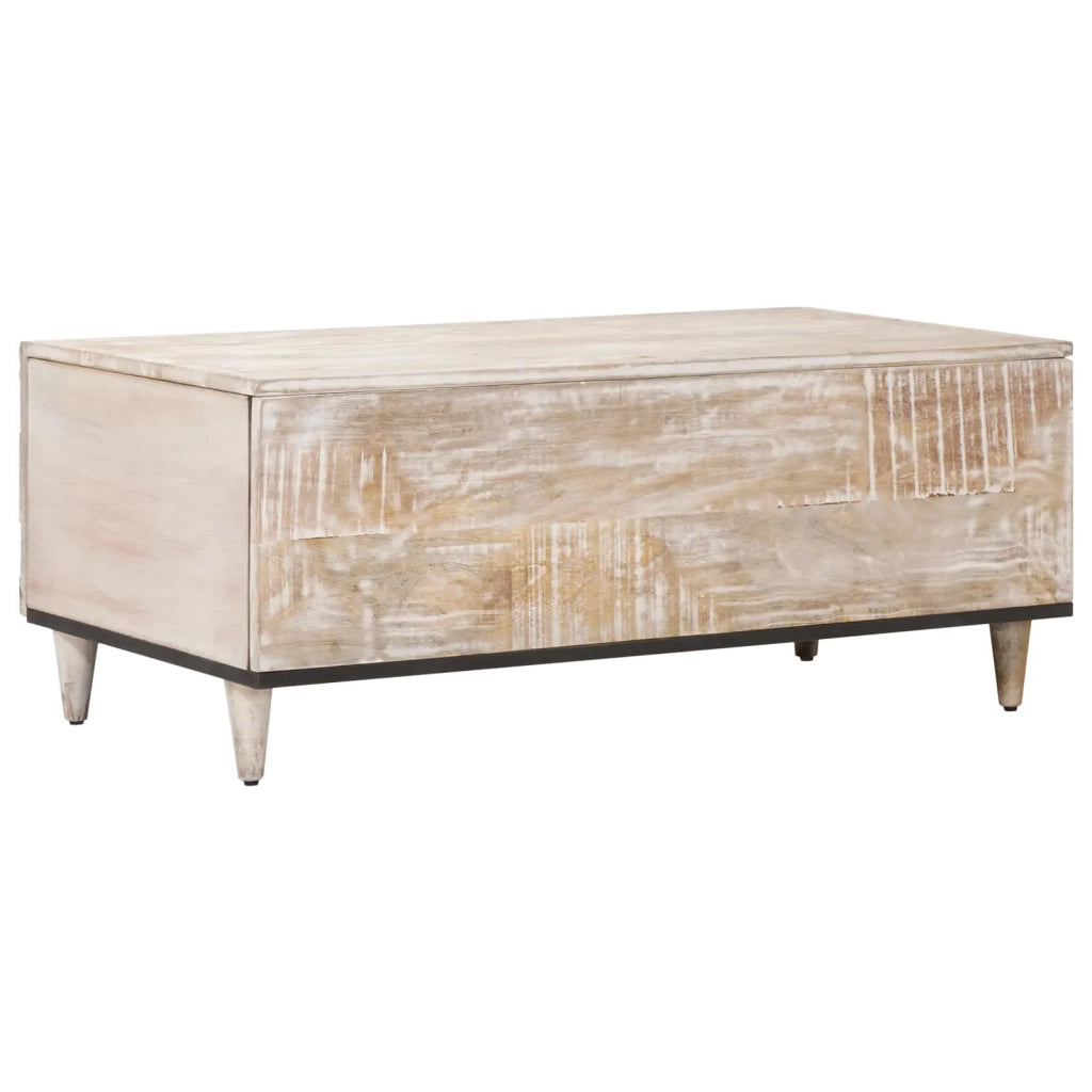 Tavolino da salotto Bianco 100 x 54 x 40 cm 4018380