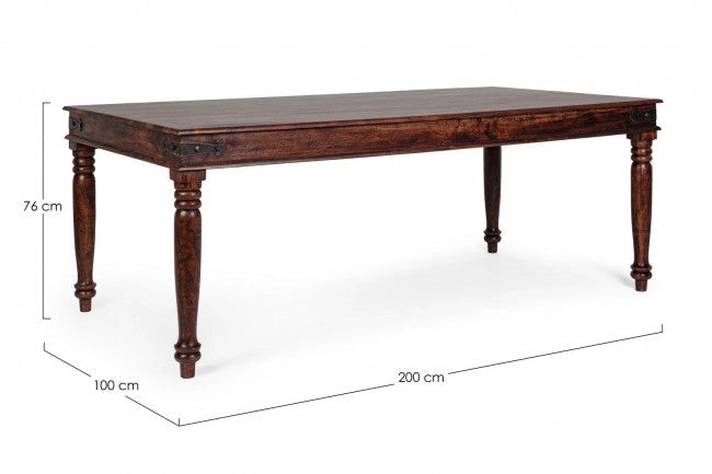 Tavolo Jaipur 200x100 Fisso in Legno