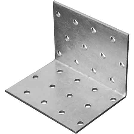 PIASTRA AD ANGOLO PESANTE 623 80x80x60 mm - 50 pezzi