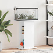 Supporto per Acquario 60,5x36x72,5 cm Multistrato Bianco Lucidocod mxl 126469