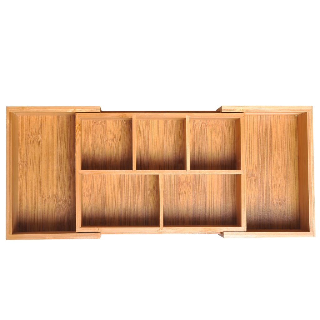 Organizzatore con cassetti estraibile in bamb¨´ ¨C Minimal ¨C 24.6x17.6x7 cm