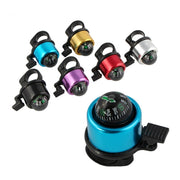 Trade Shop - Mini Campanello Campanelli Per Da Bicicletta Bici Bike Con Bussola Manubrio -