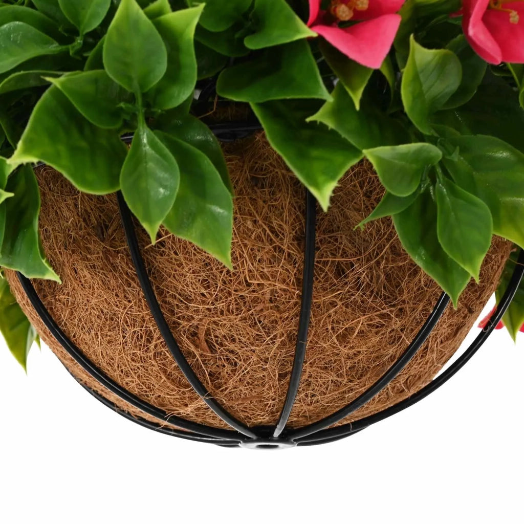 Fiori Artificiali Rosato 33 x 33 x 44 cm PE e Acciaio CFW9929741
