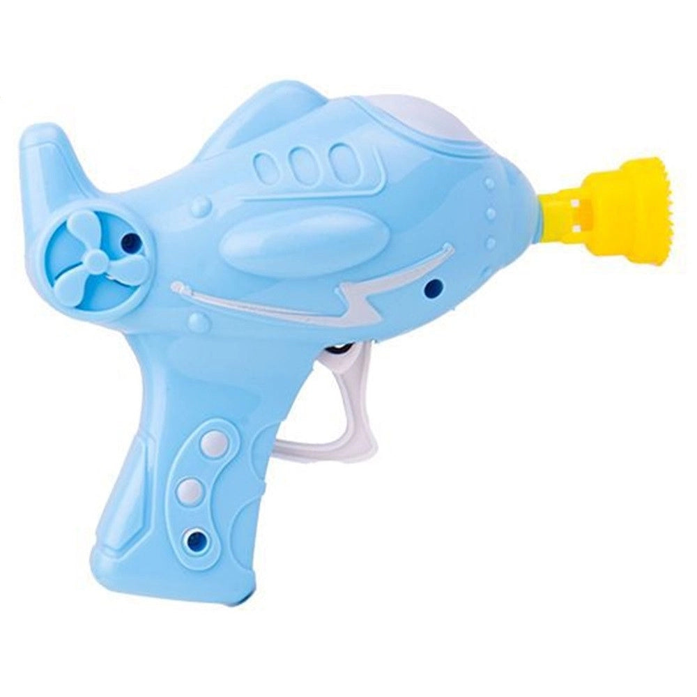 Trade Shop - Pistola Spara Bolle A Forma Di Aereo Da 50ml Giocattolo Per Bambini 2 Colori 6560326 -