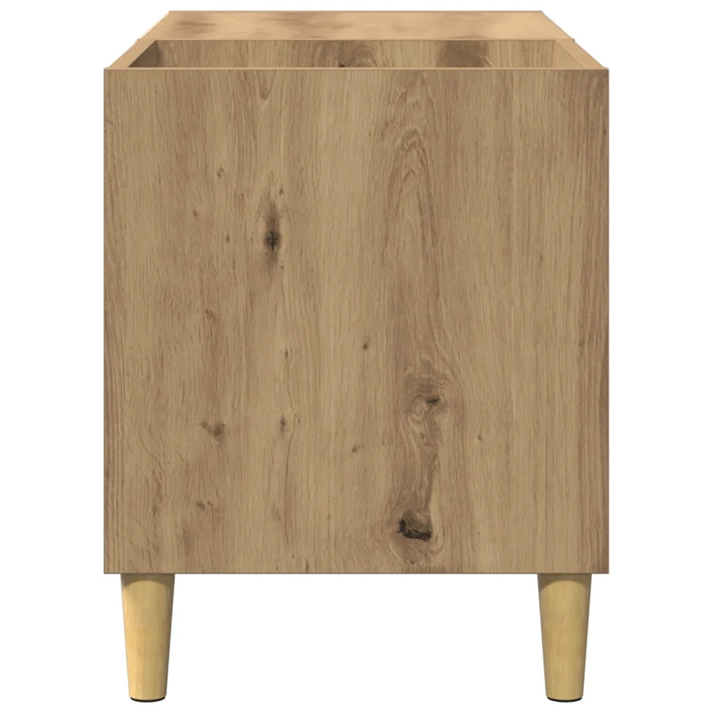 Mobile Porta Dischi Rovere Artigianale 84,5x38x48cm Multistrato CFW2102241