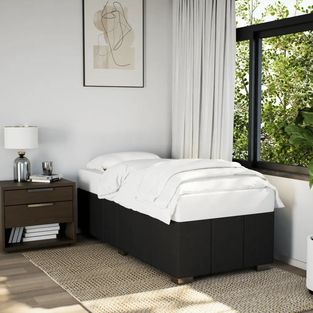 Giroletto senza Materasso Nero 80x200 cm Tessuto 3284792