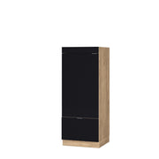 Vicco Set mobili bagno Nero a righe 60 cm