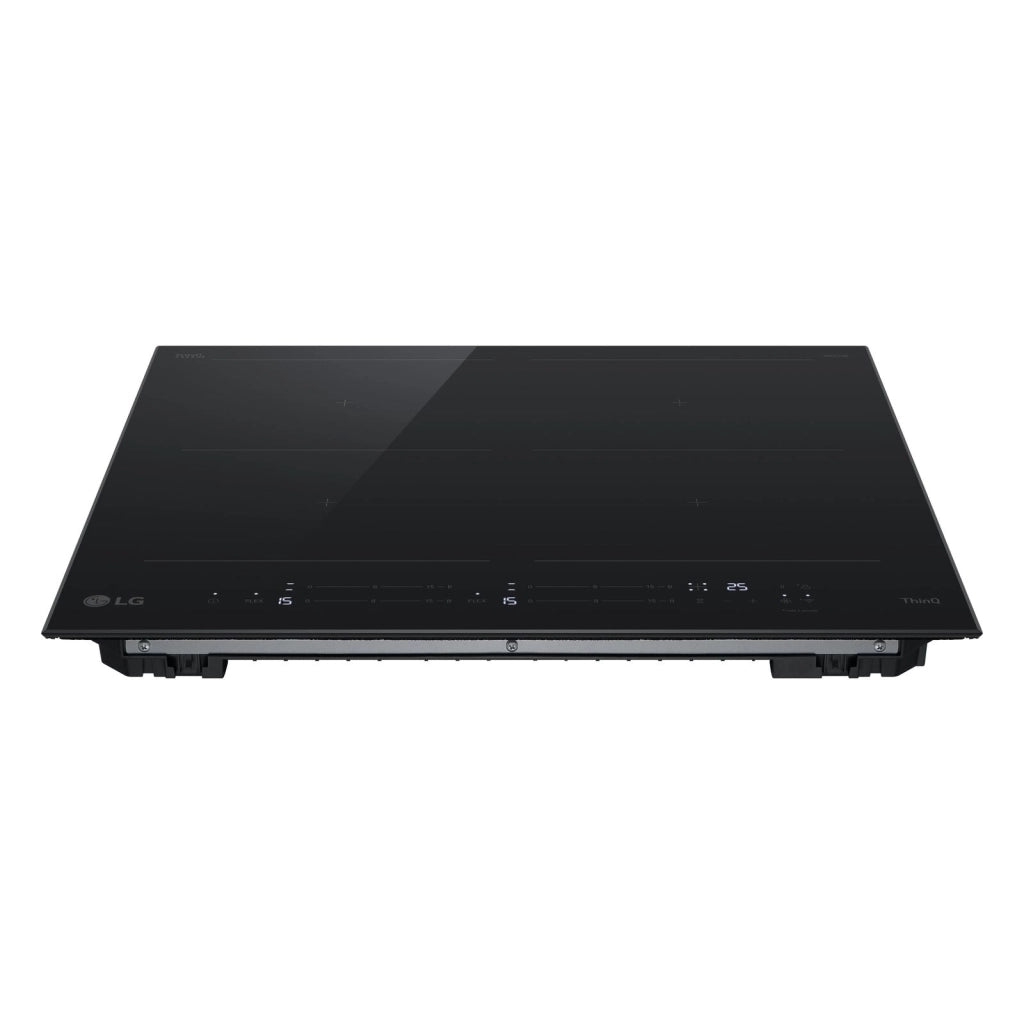 LG CBIZ2437B Piano cottura induzione 60cm, 7,4kW con limitatore, 4 zone, 2 flex, Wi-Fi