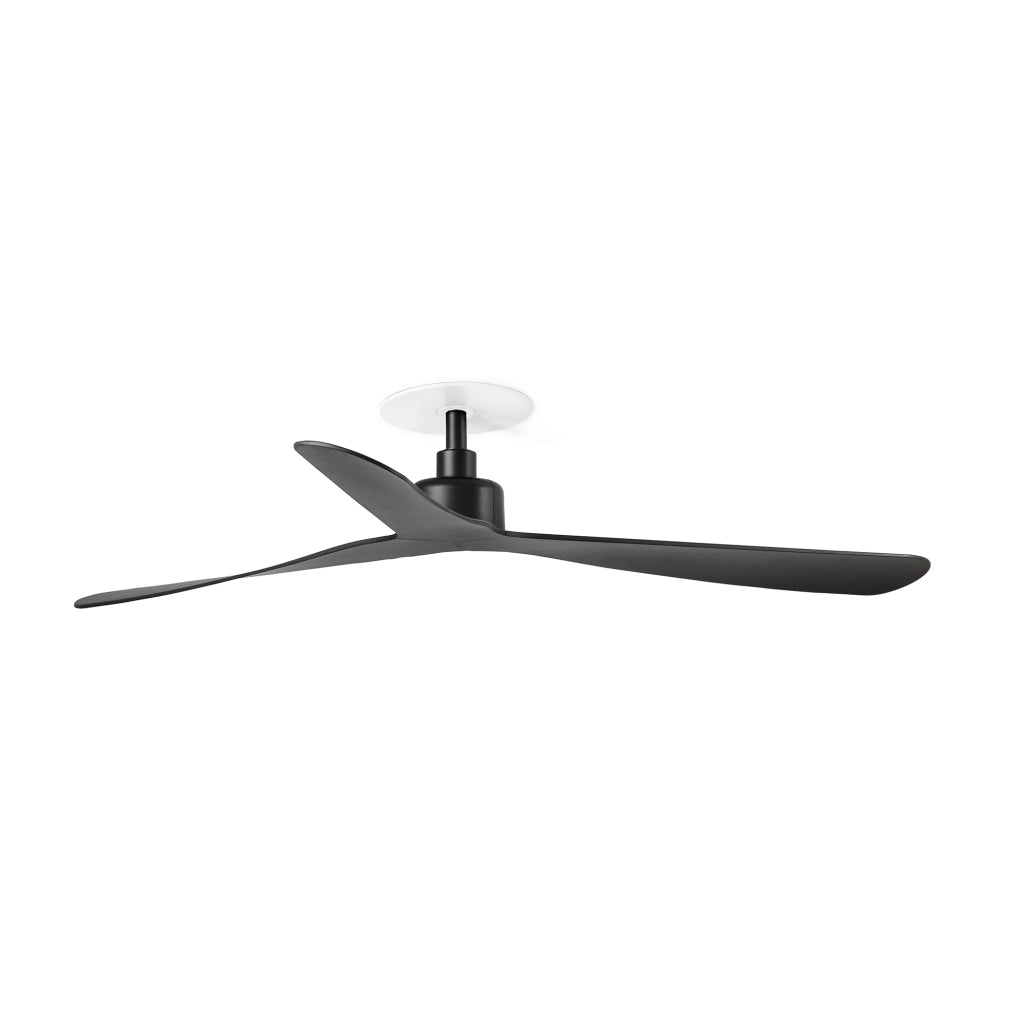 ROCKER RECESSED L Ventilatore da soffitto nero
