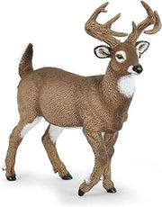 PAPO 53021 - Statuetta di cervo selvaggio con coda bianca, multicolore