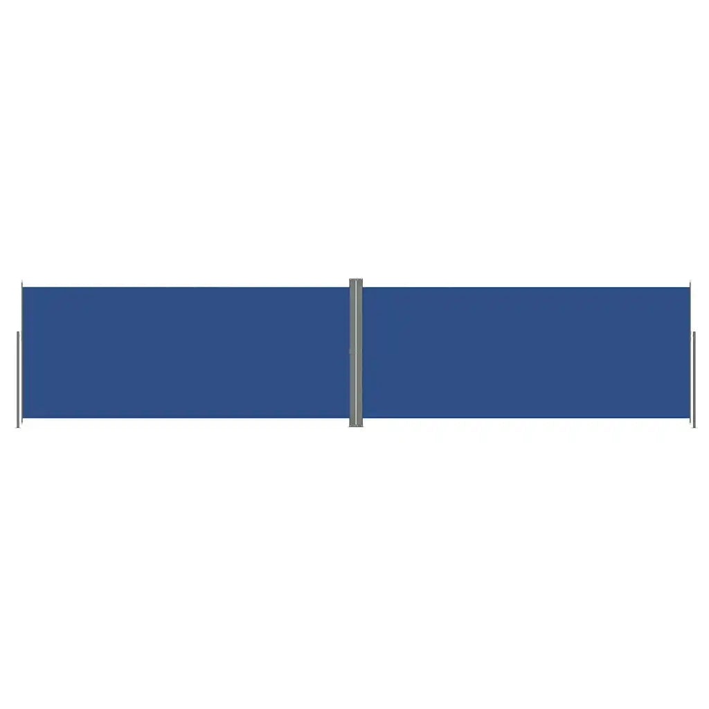 Tenda da Sole Laterale Retrattile Blu 220x1000 cm 318052