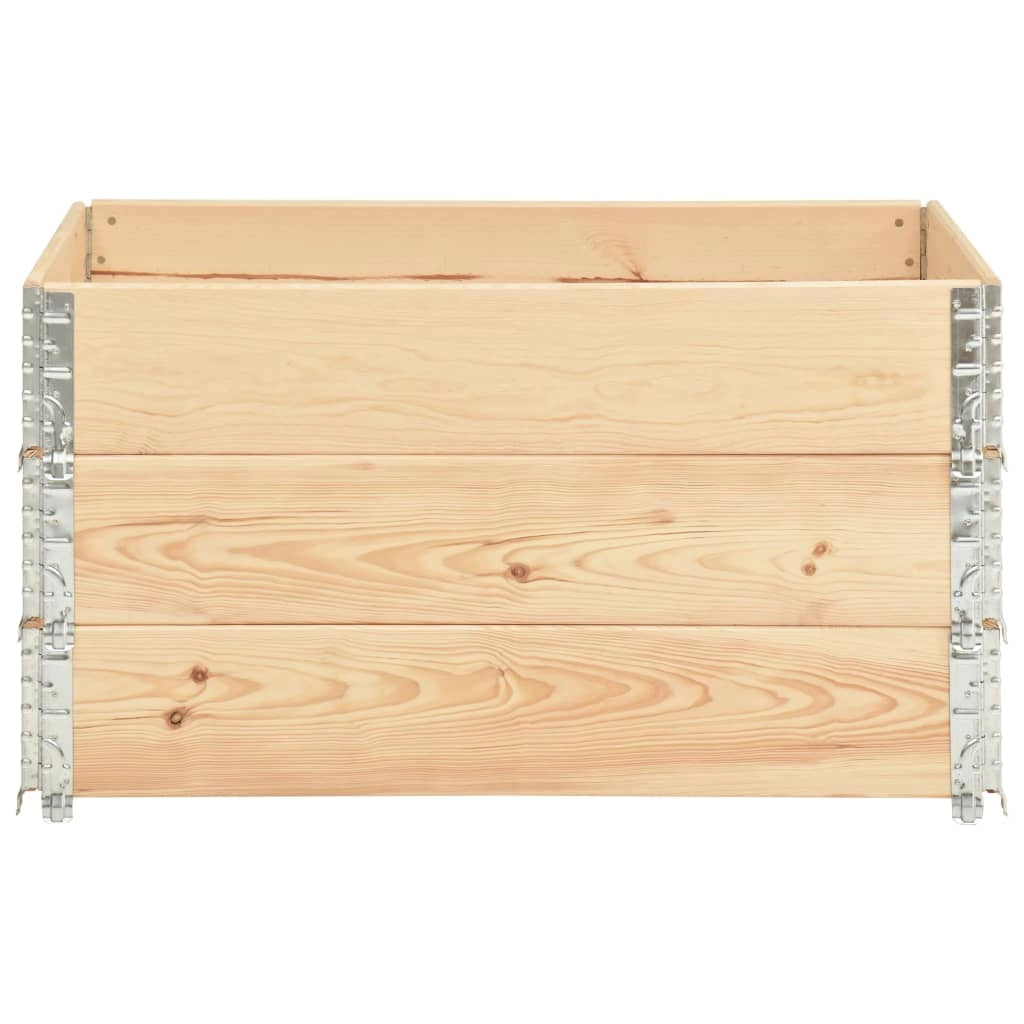 Fioriere rialzate 3 pz 50 x 100 cm in legno massello di pino 02_0000890
