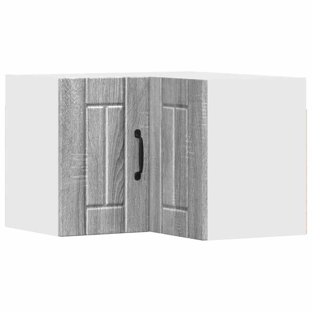 Mobile angolare per parete LUCCA Grigio Sonoma 57 x 57 x 40 cm