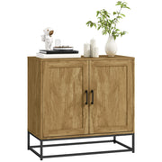 Buffet armadio 2 ante ¨C zephmum ¨C legno naturale 80x40x78 cm