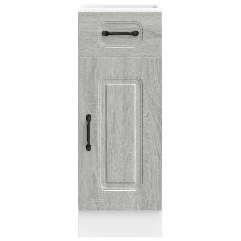 Base da Cucina Kalmar Grigio Sonoma in Legno Multistrato 853463