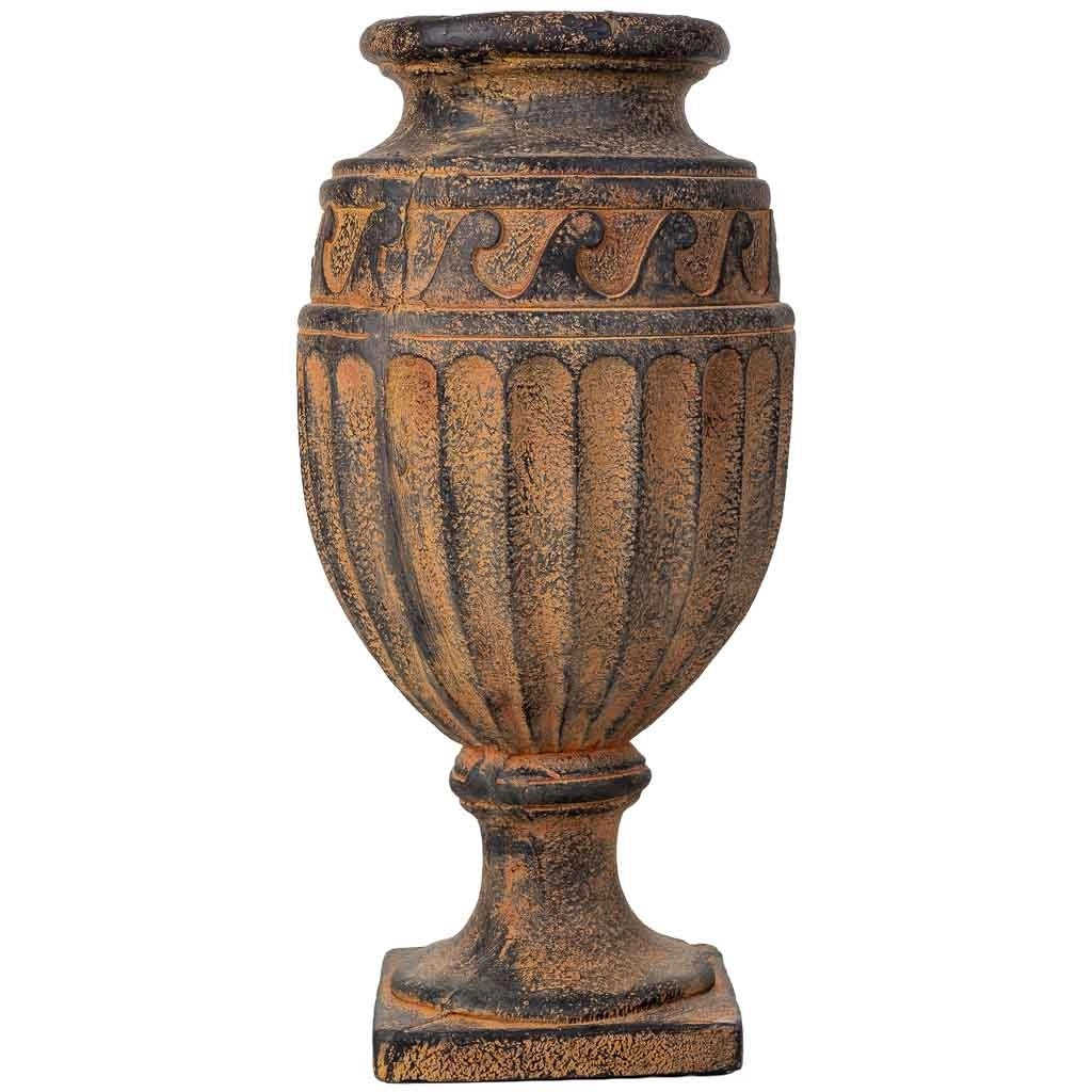 Fioriera decorativa in pietra, 30x30x60h cm