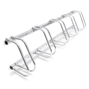 Sistema di deposito per biciclette rastrelliera basculante per 5 biciclette pratico garage montaggio a pavimento o a parete 3413004