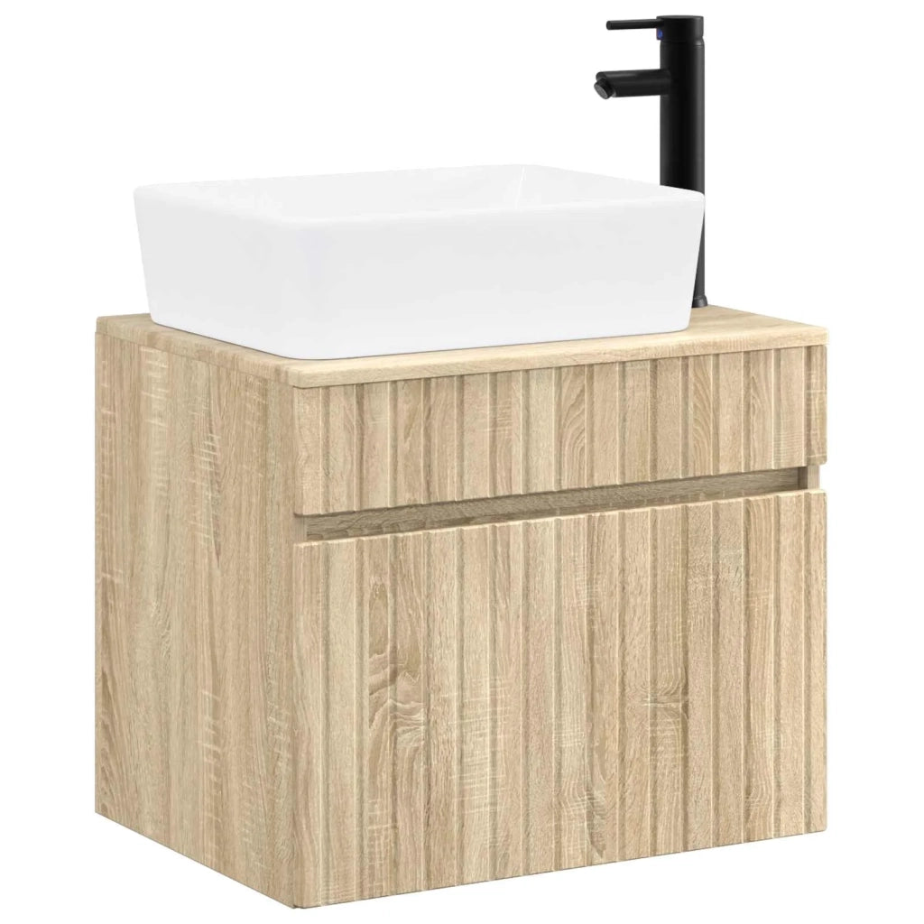 Set di mobili per il bagno Rovere Sonoma Legno ingegnerizzato 3404302