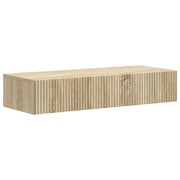 Tavolino da Parete Laterale Rovere Sonoma 87,5 x 34,5 x 17 cm