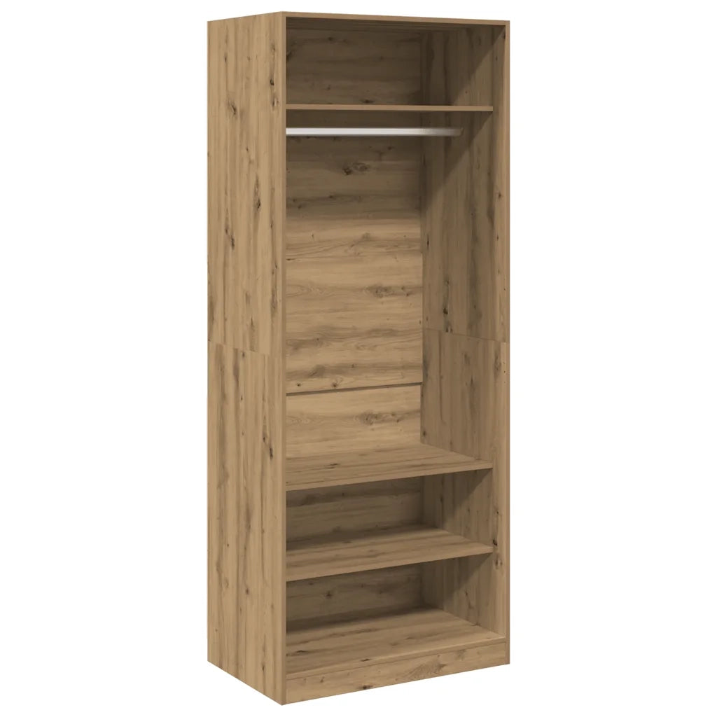 Armadio Rovere Artigianale 80x50x200 cm in Legno Multistrato CFW8291505