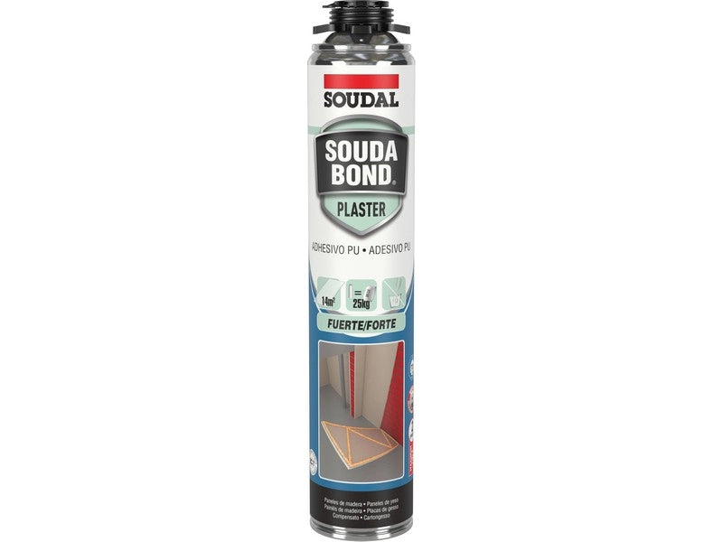 Soudal SCHIUMA POLIURETANICA PER CARTONGESSO ''PLASTER'' PER PISTOLA ml. 750